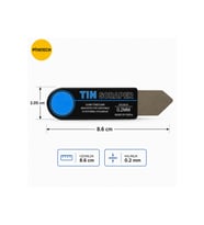 0.2 mm Ultra İnce Lehim Kazıma Ve BGA Tamir Bıçağı - Hassas Entegre CPU Sökme Aparatı (8.6 x 2.05 cm)