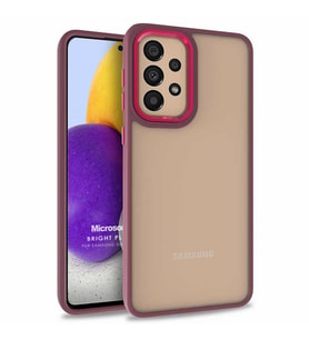 Microsonic Samsung Galaxy A73 5G Kılıf Bright Planet Kırmızı