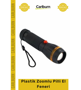 #ElFeneri Güçlü Led Aydınlatma Kamp Outdoor Odaklanabilir PS7083 Plastik Zoomlu Pilli El Feneri