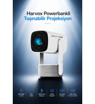 Taşınabilir 4K Destekli 1080P Android Sinema Projektörü