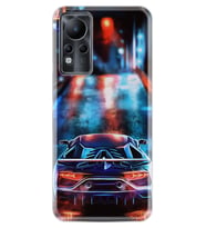 INFINIX Note 11 Pro Note 10 Hot 9 Play Kılıf Desemli Silikon Neon Cars 1724