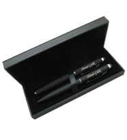 Signator® M500 Mat Siyah Kalem Seti - Roller Kalem + Tükenmez Kalem  İsme Özel Kalem  Hediyelik Kalem (Karışık)