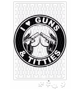 I Love Guns Puzzle 240 Parça Yapboz