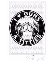 I Love Guns Puzzle 240 Parça Yapboz
