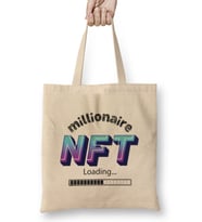Non-fungible Token Nft Crypto Currency Mining GIFT Bitcoin Ethereum Bez Çanta Uzun Saplı