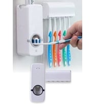 Diş Macunu ve Fırça Tutucu Duvar Tipi Yapışkanlı Banyo Düzenleyici Pratik Organizer Aparat
