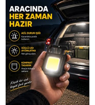 Süper Parlak 800 Lümen Led Fener - Usb Şarjlı, 3 Işık Modlu, Mini Taşınabilir Ve Anahtarlık Tipi Yeni Nesil