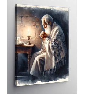 Kanvas Tablo Dua Eden Yaşlı Adam