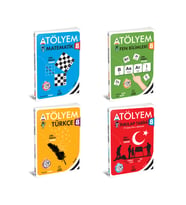 Arı Yayıncılık Arı Yayınları 8 Sınıf Matematik Fen Türkçe Sosyal Akıllı Atölyem Seti 4 Kitap (Çok Renkli)