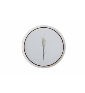 Porland Botanical Serisi 21cm Düz Tabak Desen2