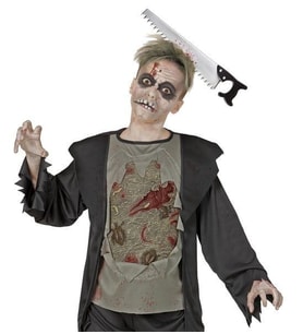 River World Şaka Tacı Kanlı Testere Halloween Kafaya Saplanmış
