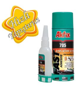 Hızlı Yapıştırıcı Şeffaf Güçlü 200 ml Sprey + 50 gr Yapıştırıcı (Renksiz)