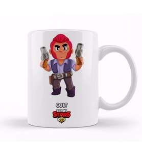 Brawl Stars Colt Kupa Bardak Porselen