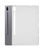 Samsung Galaxy Tab S7 FE LTE T730 T735 T737 12.4" Kılıf Tablet Hibrit Silikon Ca (Renksiz)