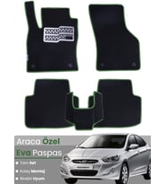 HYUNDAİ ACCENT BLUE (2011-2018) Uyumlu EVA Paspas Tam Set–Araca Özel,Kolay Montaj