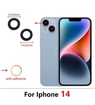 iPhone 14 Arka Kamera Camı Lens Seti