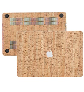 MacBook Air Kılıf M1 HardCase A1932 A2179 A2337 ile Uyumlu Koruyucu Kılıf Wood02 (Kahverengi Açık)