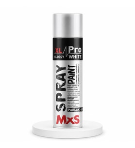 MxS XL Pro Parlak Beyaz Akrilik Sprey Boya 500 ml- RAL 9003