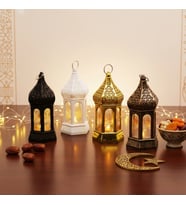 Ramazan Temalı Büyük Altıgen Kapalı Kubbe LED Lamba