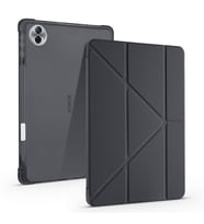 Honor Pad 10 12.1 Tablet Kılıf Kalem Bölmeli Standlı Lüx Smart Cover (Siyah)