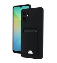 Samsung Galaxy A06 Kılıf Kelvin Kartvizitli Silikon - Siyah