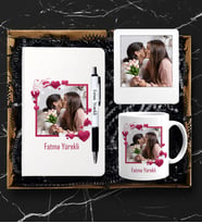 Anneler Gününe Özel Defter Kupa Ve İnstagram Çerçeve Hediye Seti