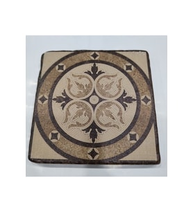 Doğal Taş Dekoratif Banyo Gider Kapağı Süsü 10x10 Cm