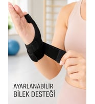 Başparmak Destekli El Bilek Ateli Metal Destekli Ayarlanabilir Bileklik De Quervain