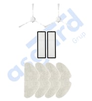 Dreame F9 PRO Uyumlu 2 Yan Fırça 2 Filtre 4 Mop PKT-iasgf0000272