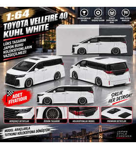 1/64 Toyota Vellfire 40 KUHL White (adet fiyatıdır)