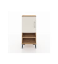Arges Komodin 3 Raflı Tek Kapaklı 44x30x96 Çam-Aytaşı