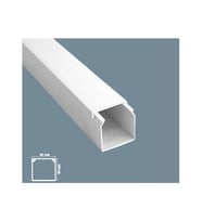 Mutlusan 40X40 Yapışkansız Kablo Kanalı 50 Metre (Beyaz)