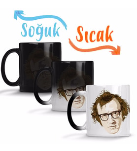 Woody Allen Sihirli Kupa Bardak Porselen