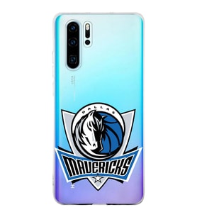 Huawei P30 Pro Uyumlu Kapak Dallas Mawericks Tasarımlı Şeffaf Silikon Kılıf