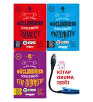 Ankara Yayıncılık 8 Sınıf Türkçe-Matematik-Fen Güçlendiren Soru Bankası Muhteşem Set + Kitap Okuma Işığı (Çok Renkli)