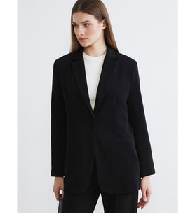LCW Modest Siyah Kadın Blazer Ceket