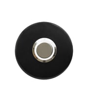 LOCKWAY Z-101SB Siyah Paslanmaz Tek Kontak Zil Butonu Beyaz Led