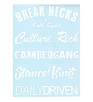 Arka Cam Yazı - Kapı Sticker - 5'Li Sticker (501509058)