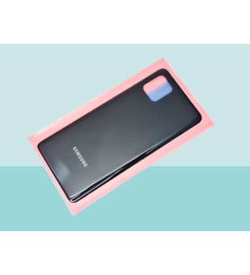 Samsung Galaxy NOTE 10 LİTE Uyumlu Arka Kapak Batarya Kapağı - SİYAH