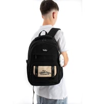 Ventis Unisex Okul Çantası Lise Ortaokul Maskotlu Sırt Çantası 43*30 Cm Çok Cepli Vnt5-H