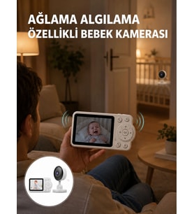 Wifi Gerektirmeyen Dijital Şifrelemeli Bebek Monitörü Yeni Nesil