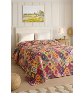 Cotton Collection Tek Kişilik Pike Harmoni