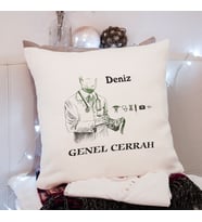 Genel Cerrah Tasarımlı Yastık Kişiye Özel