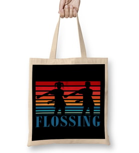Flossing Sihouette Kids 80s Sunset Bez Çanta Uzun Saplı