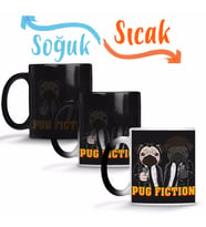 Pulp Fiction Pug Fiction Sihirli Kupa Bardak Porselen