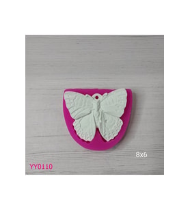 YY0110 Nokta Desenli Kelebek Silikon Kalıp