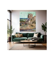Van Gogh Kanvas Tablo Kanvas Duvar Tablosu Eski Değirmen Salon Tablosu Empresyonizm Tablo Modeli