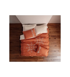 Cotton Box  Brode Tiva Bej Rnf. Çift K. Nevresim Takımı