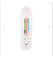 Plastik Kalem Kutusu, Şeffaf Kalemlik Multix
