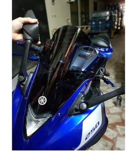 Yamaha Yzf R 25 Ön Siperlik Camı Füme Renk Biadil Marka 2014/2017 Uyumlu _Supermoto (Renksiz)